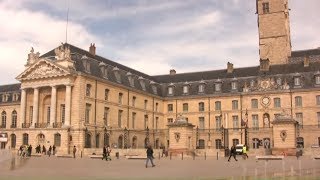 Dijon France • The Impressive Notre Dame de Dijon and Local Dijon Mustard Shops [upl. by Ecnaret]