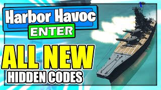 Harbor Havoc NOVEMBER CODES HALLOWEEN ALL NEW ROBLOX Harbor Havoc CODES [upl. by Dupuis]