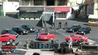 HD  Moteurs Action Stunt Show Spectacular with Flash McQueen  Walt Disney Studios [upl. by Brackett961]