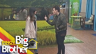 PBB 7 Day 205 Liza at Enrique iniarte ang isang eksena sa kanilang pelikula [upl. by Morty708]