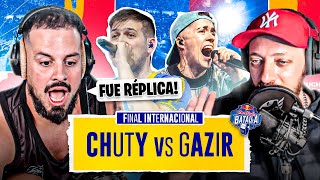 EL PAPELÓN MÁS GRANDE de la HISTORIA  REACCIÓN ft DTOKE a CHUTY vs GAZIR Red Bull Internacional [upl. by Calica]