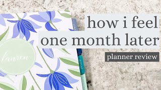 Plum Paper Planner Review 2022 After Using for 5 Weeks  Vertical Priorities [upl. by Farl466]