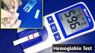 Check Your Hemoglobin Level Through Mission Hb Meter  Hemoglobin Test [upl. by Siva]