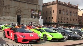 The BEST Lamborghini Gathering Ever  350 Bulls [upl. by Sarat]