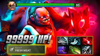 Pudge Hits 1 MILLION HP 😱🍖 What Even Is This  DOTA2 MASTER [upl. by Annaesor]