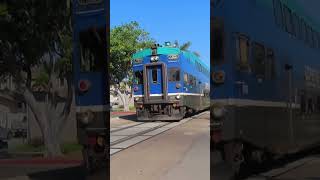 2309 Departs Carlsbad Village train carlsbad railfan socalrailfannig shorts [upl. by Bibby]