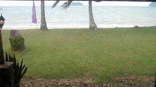 Beachside Bungalow Fishing Bay Resort Mersing Malaysia [upl. by Htidirrem127]