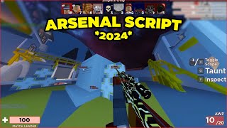 ROBLOX Arsenal Script  Hack GUI  Aimbot Silent Aim Gun Mods ESP 2024 [upl. by Sinclare275]