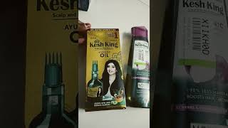 Kesh king oil and kesh king organic onion shampoo keshking keshkinghairoil onionshampoo [upl. by Yllek163]