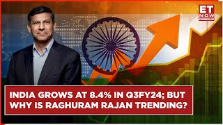 Indias GDP Grows At 84 Nifty Sensex Hit Record High  Why Is Raghuram Rajan Trending [upl. by Bearnard798]