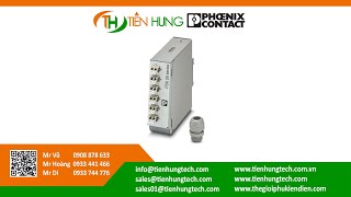 PHOENIX CONTACT – HỘP NHẢY CÁP QUANG FOCFDX20PPLCD6MM – 1019710  TIENHUNGTECH [upl. by Oiralih]