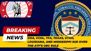 Breaking ATF Sued Over New FFL Rule [upl. by Acinahs]