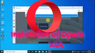 how to install Opera in window 10 x64  Get software [upl. by Einnaj]