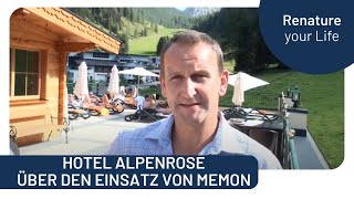 Hotel Alpenrose in Zauchensee über den Einsatz von memon [upl. by Comethuauc]