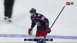 Kirill Marchenkos sick shootout goal vs Canucks 15 jan 2024 [upl. by Niuqaoj]