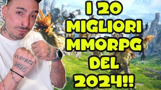 i 20 MIGLIORI MMORPG DEL 2024 [upl. by Ulrica]