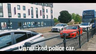 Cambridgeshire Constabulary unmarked police volvo in Peterborough City Centre [upl. by Adnolaj]