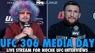 UFC 306 at Riyadh Season Noche UFC Media Day Live Stream [upl. by Wallas]