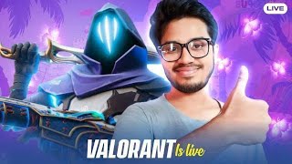 IMMORTAL RANK PUSH ONLY  VALORANT LIVE STREAM [upl. by Alleciram]