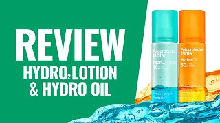 REVIEW Fotoprotectores ISDIN Hydro Lotion e Hydro Oil  DosFarma [upl. by Furr643]