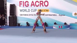 Burgas International Acro Cup 2024 Day 3 Part1 [upl. by Pandora]