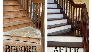 DIY 40 Staircase Makeover [upl. by Scopp]