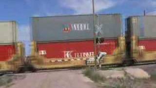 Union Pacific Auto Stack with DPU  Red Rock Arizona [upl. by Gibbons824]