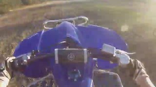 YFZ 450 vs 300ex vs 400ex Drag Race [upl. by Odysseus829]