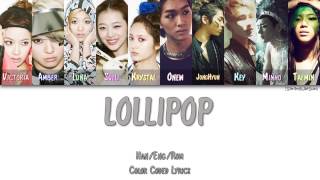 FX  LOLLIPOP FEAT SHINEE 샤이니 Color Coded HanRomEng [upl. by Nimaynib147]