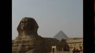 Egypt Cairo The Sphinx at the Pyramid of Cheops Egypte De Sfinx bij de Piramide van Cheops [upl. by Etnuaed525]