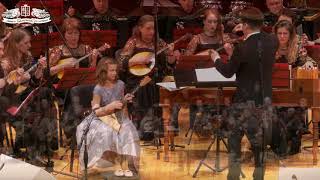 Anastasia Tyurina 10yo balalaika ATsygankov Concertsymphony for balalaika and orchestra [upl. by Nanor]