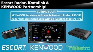 Introducing KENWOOD  ESCORT  iDatalink  Control Escort Radar Detectors on KENWOOD Receivers [upl. by Ellerd878]