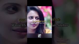 Hindi amp Sinhala lyrics  Jaise Koi Kinara Deta Ho Sahar short lyrics shorts clips songs music [upl. by Tisbe800]