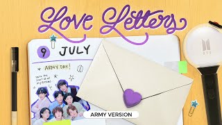 ARMYs Song For BTS quotLove Lettersquot Official MV ARMY Version [upl. by Arakahs]