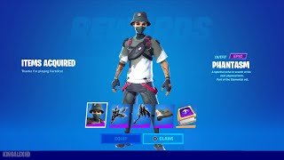 How To Get Phantasm Skin Bundle FREE In Fortnite Phantasm Level Up Token Pack Complete Quests [upl. by Aretta898]