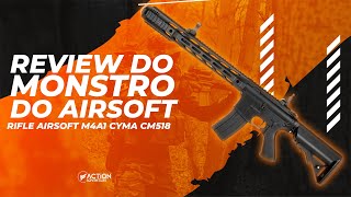 REVIEW DO MONSTRO DO AIRSOFT  RIFLE M4A1 CYMA CM518 [upl. by Weiler]