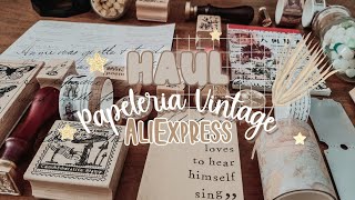 Haul Papelería Vintage de AliExpress  Mont Dreamer [upl. by Releyks]