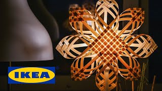 IKEA Bamboo Parol  Strala Christmas Star Lantern [upl. by Lednor533]