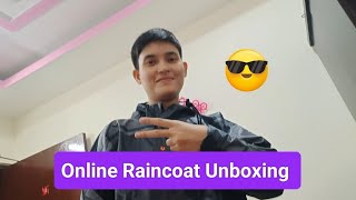 Raincoat unboxing  😎😎😎😎 [upl. by Daryl416]