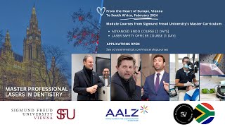 Lasers in Dentistry Master Professional Programs with Sigmund Freud University amp AALZ 2023 [upl. by Thorncombe]