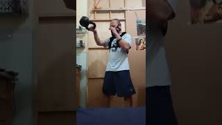 15 minutes of Kettlebell Cardio Workout 9 kg Kettlebell 5 kg Weight Vest amp Elevation Mask Trainer [upl. by Brnaba]