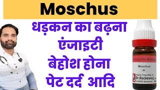 Moschus homeopathic medicine  Moschus 30 in hindi  Moschus 200 uses in hindi  Moschus q uses [upl. by Tyree789]