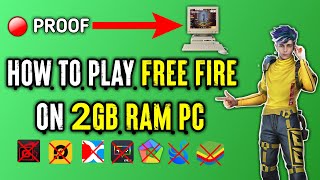 How to Play Free Fire in 2 GB RAM and Dual Core Processor PCLaptop  No Graphics Card  Without VT😍 [upl. by Eekram371]