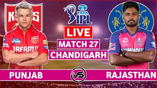 Punjab Kings vs Rajasthan Royals Live Scores  PBKS vs RR Live Scores amp Commentary  Last 7 Overs [upl. by Margaux370]