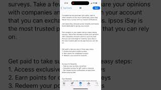 Ipsos Isay app tutorial [upl. by Ahsined]
