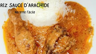 Sauce darachide poulet fumé à la camerounaise 🇨🇲 maffé🇨🇮 mwamba na loso 🇨🇩 [upl. by Nannette145]