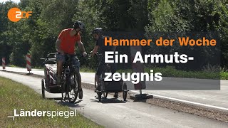 Neuer Radweg schon veraltet  Hammer der Woche vom 010820  ZDF [upl. by Intosh]