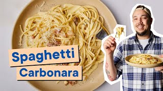 Spaghetti Carbonara ohne Sahne [upl. by Leahey]