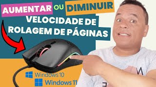 Como aumentar ou diminuir a rolagem de páginas no Windows 1011 [upl. by Nnyrat]