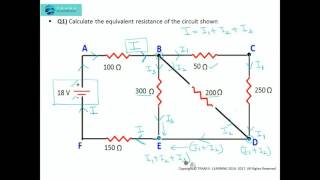 Kirchhoffs Laws  How to solve problems using Series amp Parallel circuit combinations PPVPART1 [upl. by Dredi]